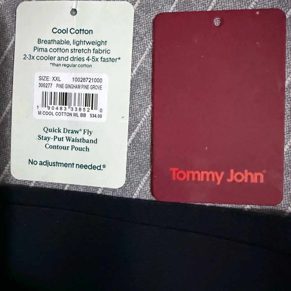 NWT Tommy John Men's Black and Green Boxer Briefs - Picture 5 of 10